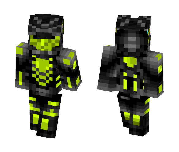 Black halo spartan - Male Minecraft Skins - image 1