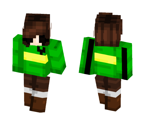 Chara Jumpscare (requested) - Female Minecraft Skins - image 1