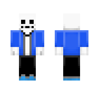 Sans The Skeleton - Male Minecraft Skins - image 2