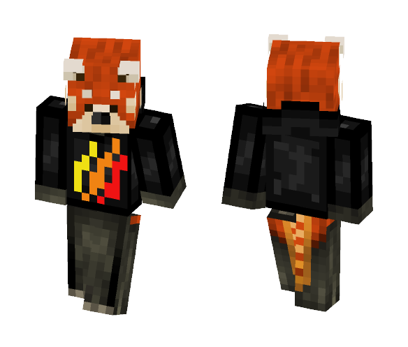 Download Red Panda W Prestonplayz Hoodie Minecraft Skin For Free