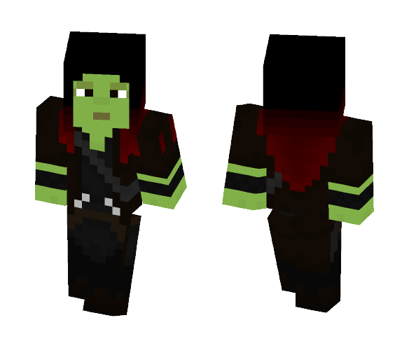 Gamora - Guardians Of The Galaxy 2 - Female Minecraft Skins - image 1