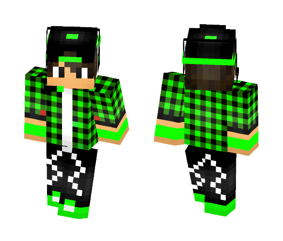 cool green dude - Male Minecraft Skins - image 1