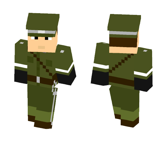 World War 1 American Officer - Male Minecraft Skins - image 1