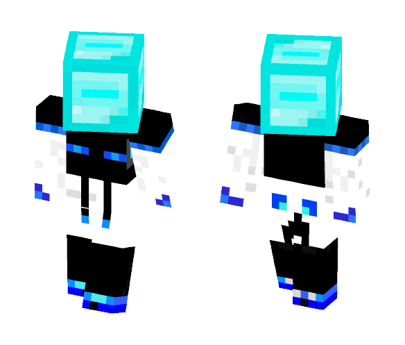 A diamond block SKIN, Minecraft Skin