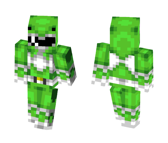 Green Power Ranger - Male Minecraft Skins - image 1
