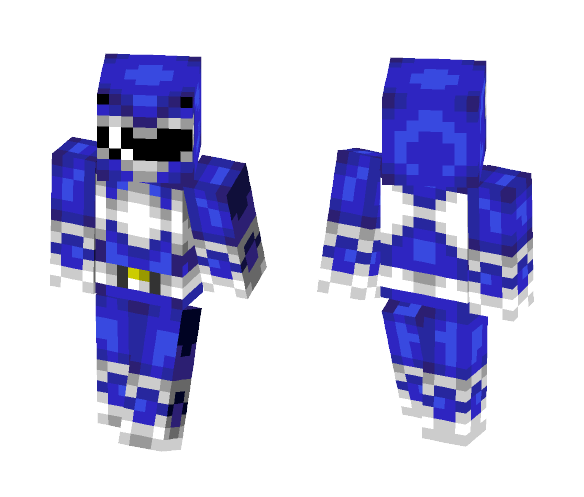 Blue Power Ranger - Male Minecraft Skins - image 1