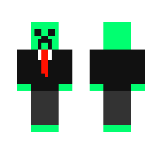 Plastic Creeper in a Suit - Other Minecraft Skins - image 2