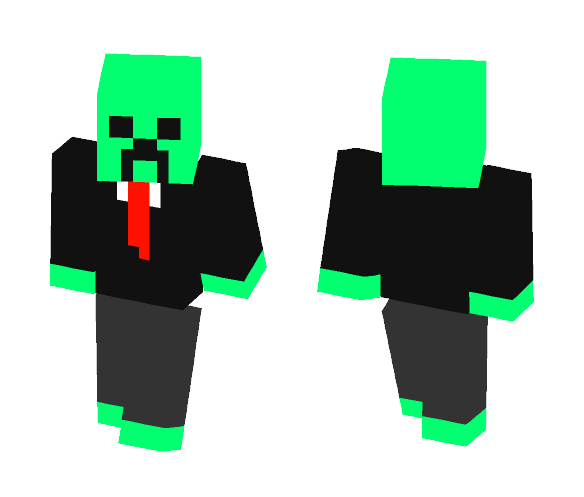 Plastic Creeper in a Suit - Other Minecraft Skins - image 1