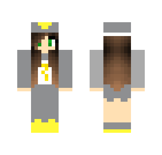 TemPestRocket with a penguin onesie - Female Minecraft Skins - image 2