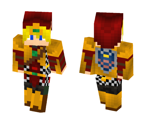 Gold Armour - Male Minecraft Skins - image 1