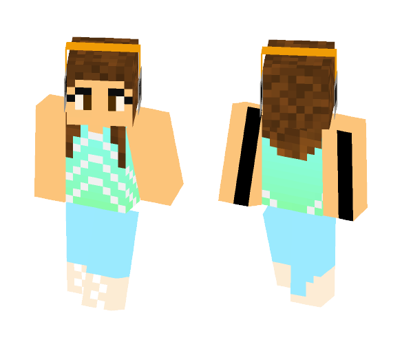 Gamer Girl - Girl Minecraft Skins - image 1
