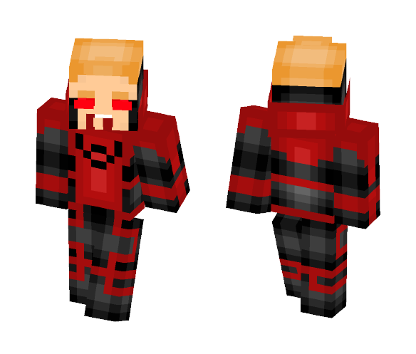 Red Lantern Guy Gardner [Update] - Male Minecraft Skins - image 1