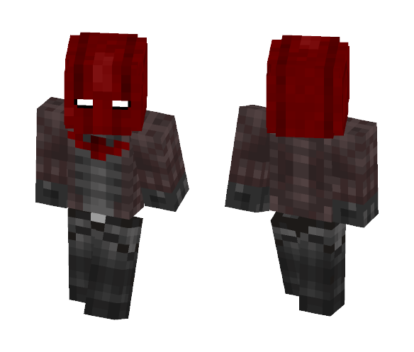 Red Hood (Removable Helmet) - Male Minecraft Skins - image 1