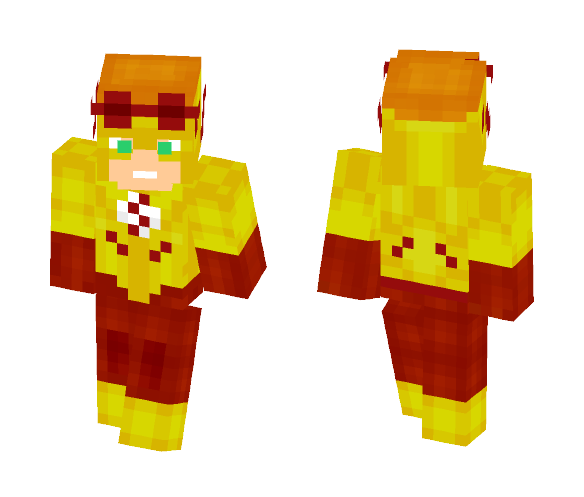 Wally West V.2 (Young Justice) - Male Minecraft Skins - image 1