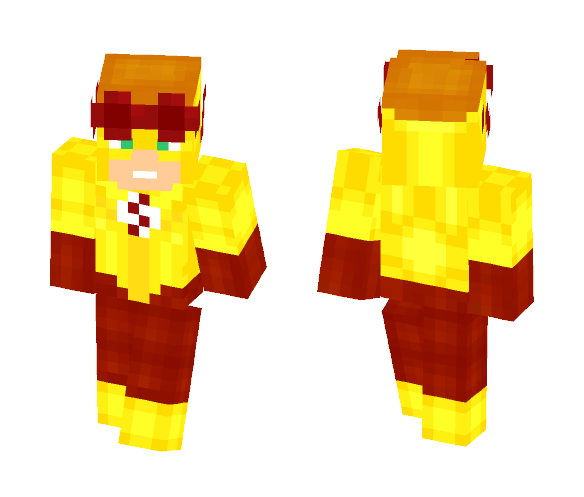Wally West V.1 (Young Justice) - Male Minecraft Skins - image 1