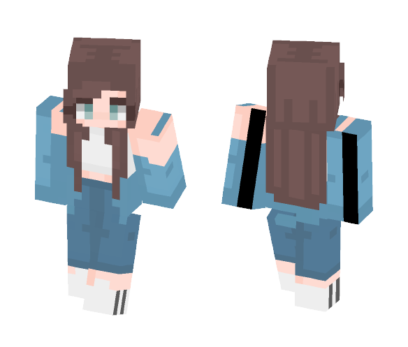first skin made on dis site! - Female Minecraft Skins - image 1