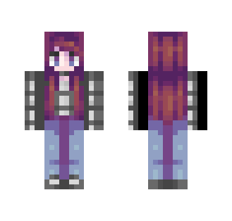 grid shirt - Female Minecraft Skins - image 2