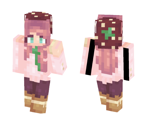 Strawberry Sorbet - Female Minecraft Skins - image 1