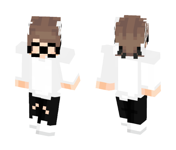 Faceless Nerd - Male Minecraft Skins - image 1