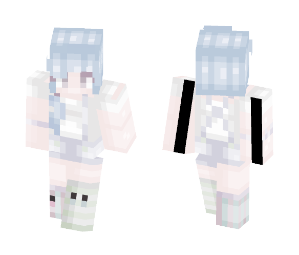 Pastel Ghost Child - Female Minecraft Skins - image 1