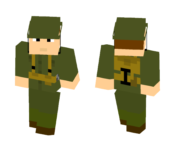 World War 1 American Soldier - Male Minecraft Skins - image 1