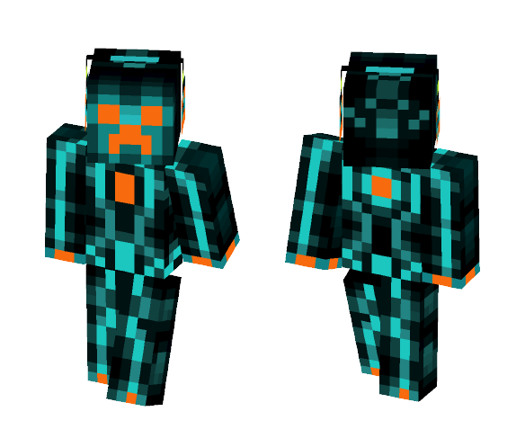 Tron Creeper (For a Friend) - Male Minecraft Skins - image 1