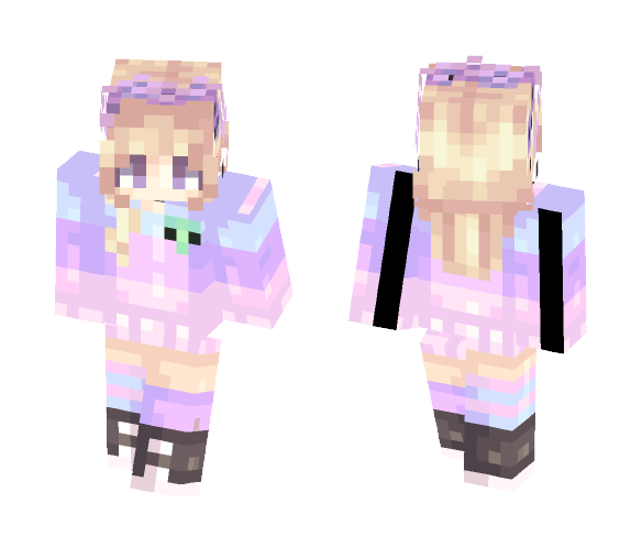Anisa remake () cloud - Female Minecraft Skins - image 1
