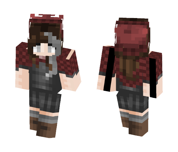 cerιѕe нood- dragon gaмeѕ - Female Minecraft Skins - image 1