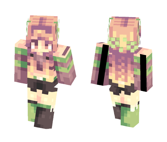 Flower Power (i dunno im tired ok) - Female Minecraft Skins - image 1