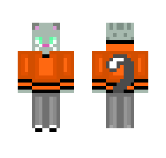 Ąꜱ℘ℰȵ ~ Orange Hoodie Aspen - Male Minecraft Skins - image 2