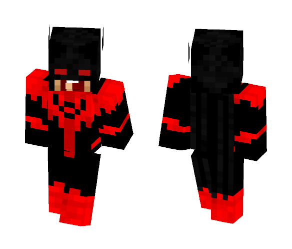 Batman Red Lantern [Updated] - Batman Minecraft Skins - image 1