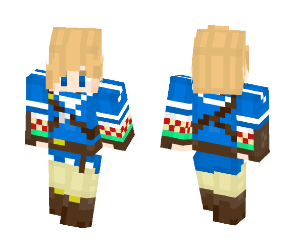 Link (Breath of the Wild) - Male Minecraft Skins - image 1