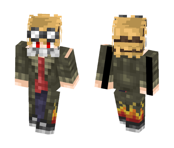 My Coat is on Fire~ - Male Minecraft Skins - image 1