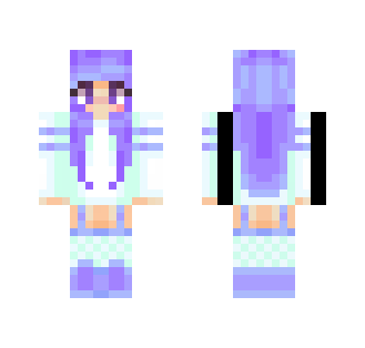 Purple Pastel Girl - Girl Minecraft Skins - image 2