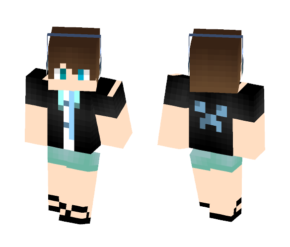 ㄎㄎ Nothing 3 pixel arms - Male Minecraft Skins - image 1