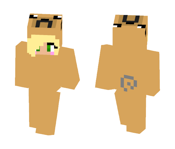 ????Pug Onsie????||Pugs!!!! - Female Minecraft Skins - image 1