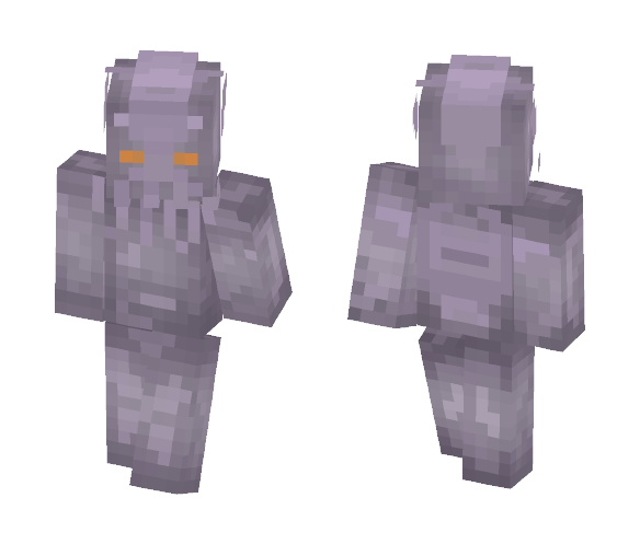 C'thulhu Stone Idol (Contest Entry) - Male Minecraft Skins - image 1