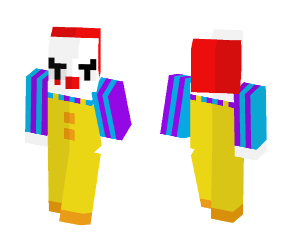 Pennywise - IT (2017) - Male Minecraft Skins - image 1