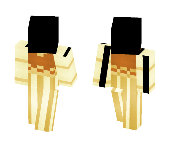 Pumpkin Dress - Female Minecraft Skins - image 1