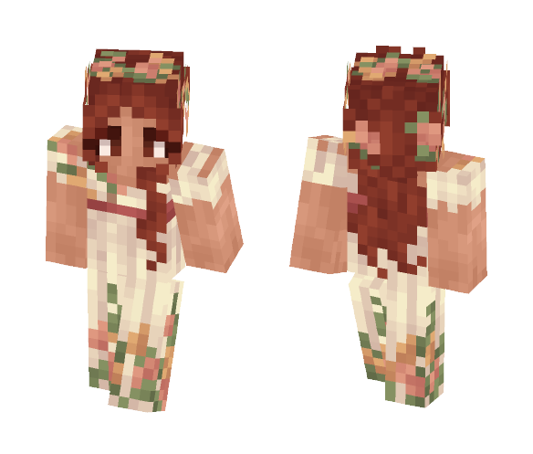 Spring Flowers - Female Minecraft Skins - image 1