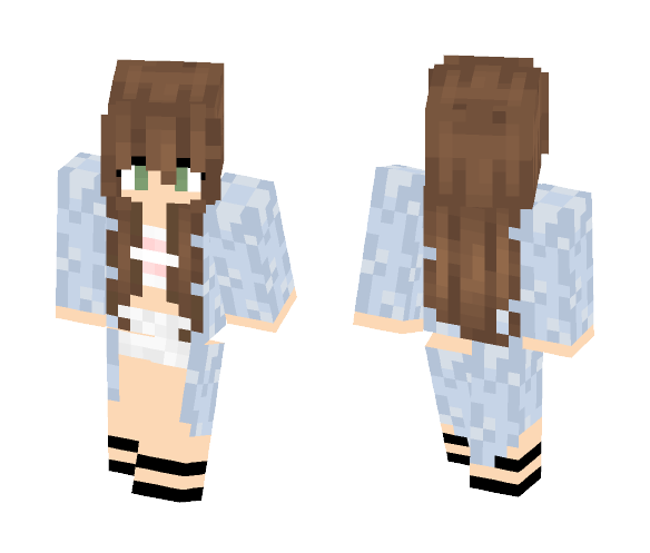 - Long jacket girl - - Girl Minecraft Skins - image 1