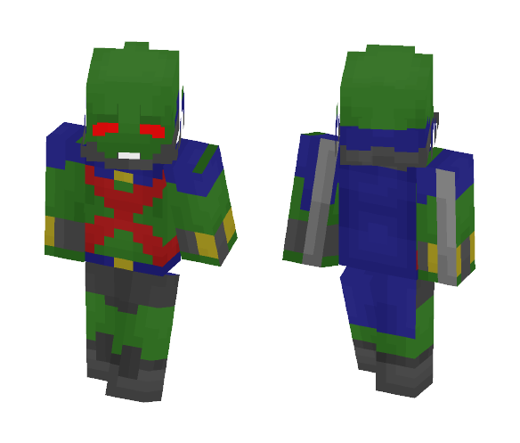 Martian Manhunter(Custom) - Male Minecraft Skins - image 1