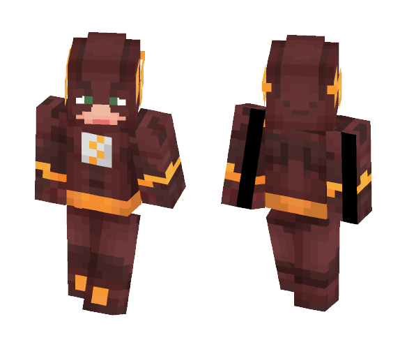 The Flash- CW [New Suit] - Comics Minecraft Skins - image 1