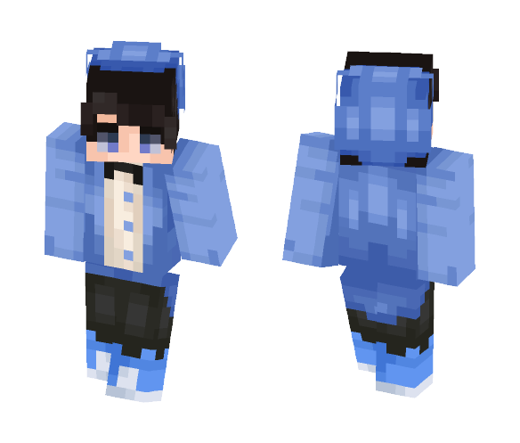_Demz | Blue Formal Sweater Thing | - Male Minecraft Skins - image 1