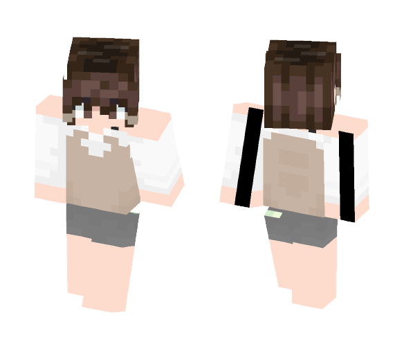 Random gurl... with brown hair ;3 - Female Minecraft Skins - image 1
