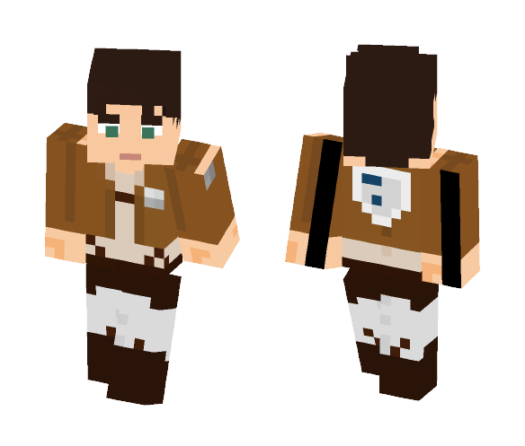 Eren Jeager - Attack on Titan - Male Minecraft Skins - image 1
