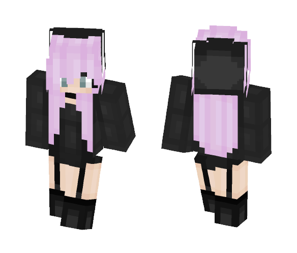 Lilac stoof - Female Minecraft Skins - image 1
