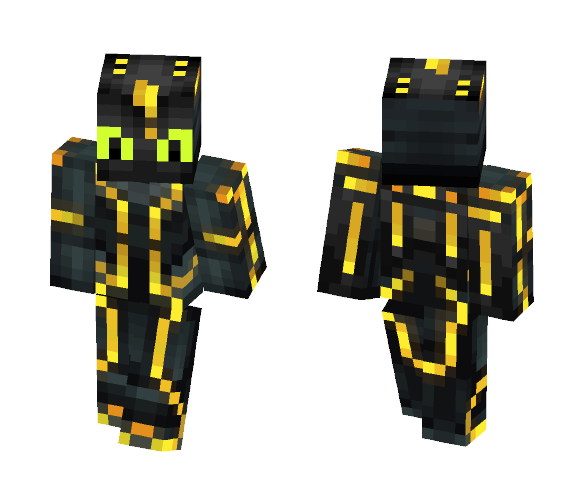 Tron Toothless - Male Minecraft Skins - image 1