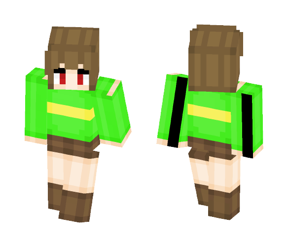 Chara - Undertale - Female Minecraft Skins - image 1