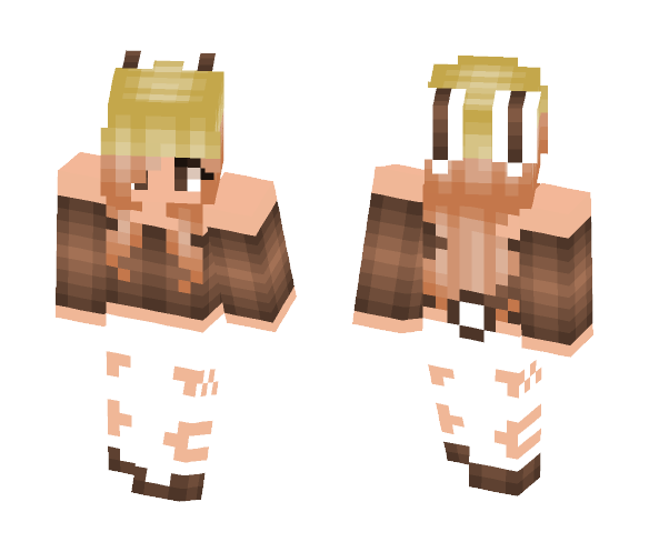 Brown Easter Bunny - Female Minecraft Skins - image 1